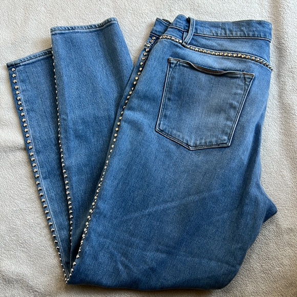 NWT! Frame Studded Le High Skinny jeans - Picture 6 of 8